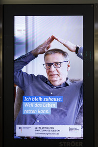 Symbolfoto Corona in Köln