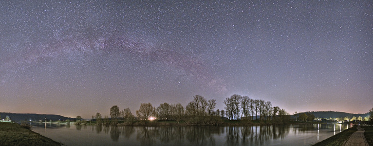 Die Milchstraße über Polle