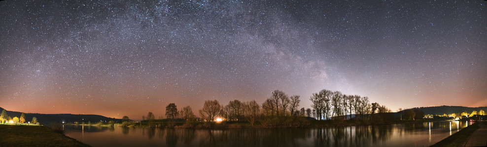 Die Milchstraße über Polle