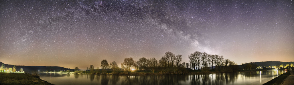 Die Milchstraße über Polle
