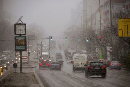 Schneefall in Berlin