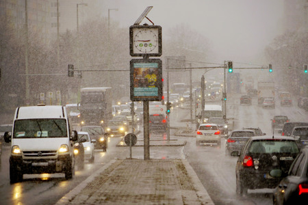 Schneefall in Berlin