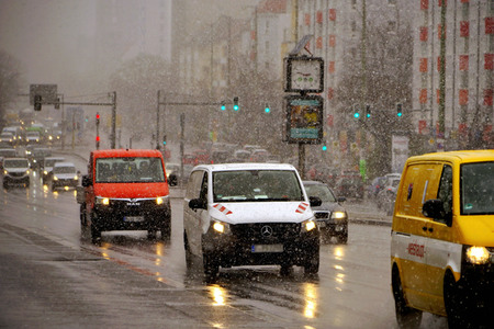 Schneefall in Berlin