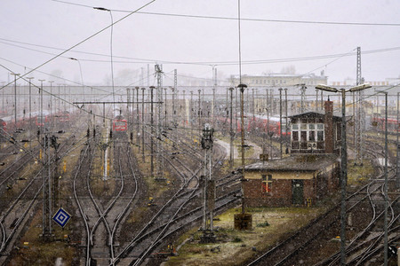 Schneefall in Berlin