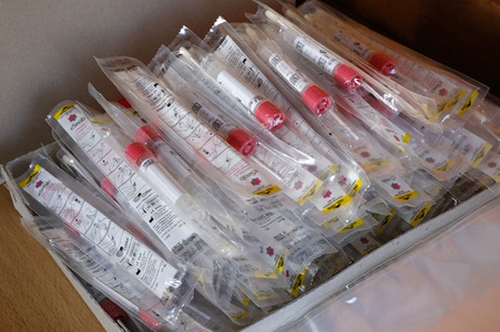 Corona-Drive-In-Teststation in Landsberg