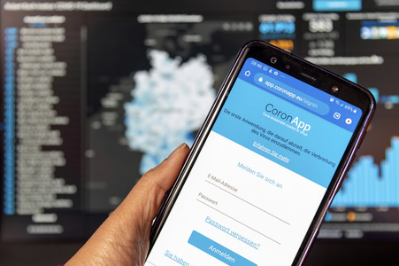 Symbolbild freiwillige Corona-App