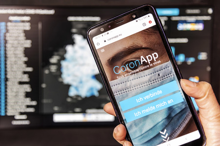 Symbolbild freiwillige Corona-App