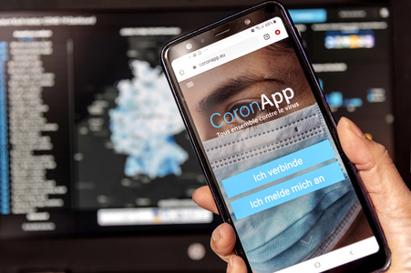 Symbolbild freiwillige Corona-App