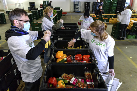 Die Berliner Tafel hilft während der Coronakrise