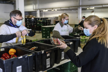 Die Berliner Tafel hilft während der Coronakrise