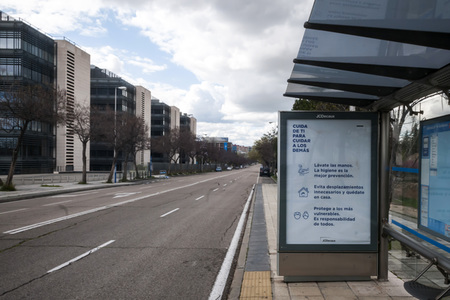 Quarantänemaßnahmen in Madrid