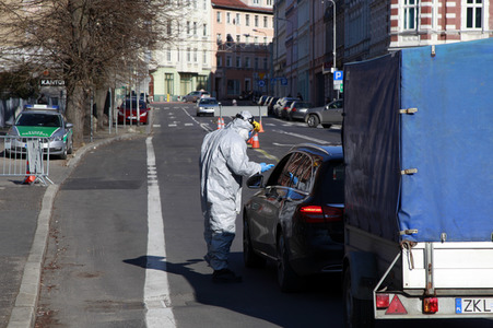 Corona-Kontrollen an der Grenze zu Polen in Görlitz