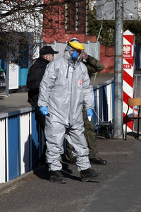 Corona-Kontrollen an der Grenze zu Polen in Görlitz