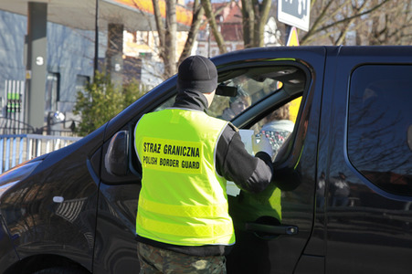 Corona-Kontrollen an der Grenze zu Polen in Görlitz