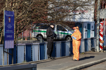 Corona-Kontrollen an der Grenze zu Polen in Görlitz