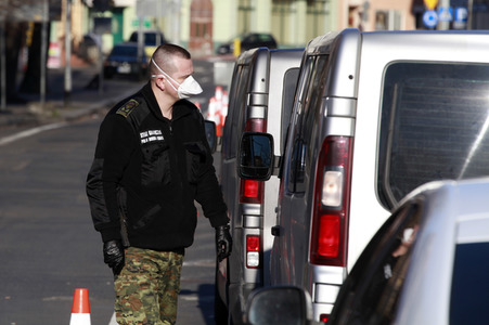 Corona-Kontrollen an der Grenze zu Polen in Görlitz
