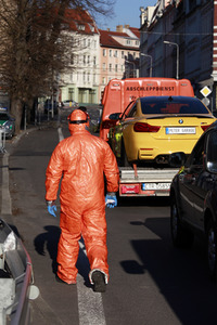 Corona-Kontrollen an der Grenze zu Polen in Görlitz