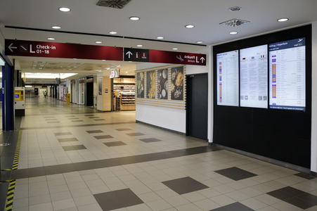 Flughafen Berlin-Schönefeld während der Corona-Krise