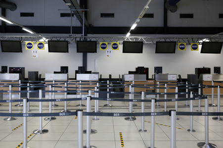 Flughafen Berlin-Schönefeld während der Corona-Krise