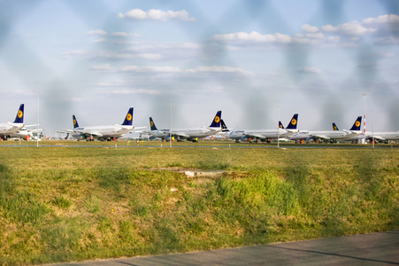 Flughafen Berlin-Schönefeld während der Corona-Krise