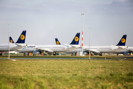 Flughafen Berlin-Schönefeld während der Corona-Krise