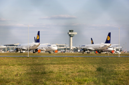 Flughafen Berlin-Schönefeld während der Corona-Krise