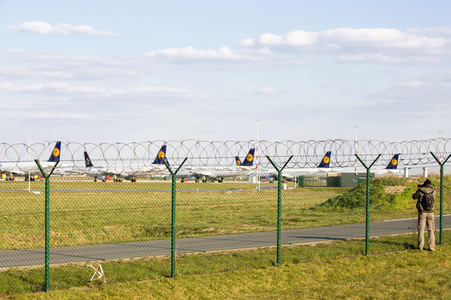 Flughafen Berlin-Schönefeld während der Corona-Krise