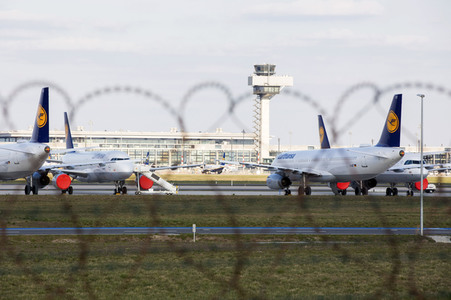 Flughafen Berlin-Schönefeld während der Corona-Krise