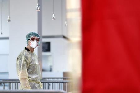 Corona-Testzentrum in Köln