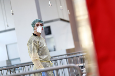 Corona-Testzentrum in Köln