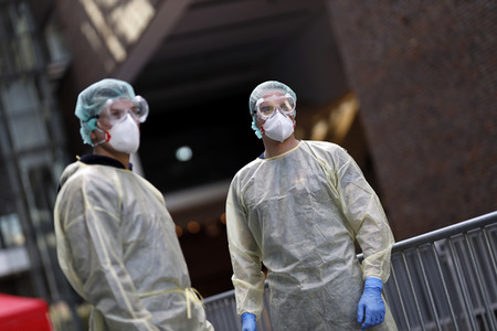 Corona-Testzentrum in Köln