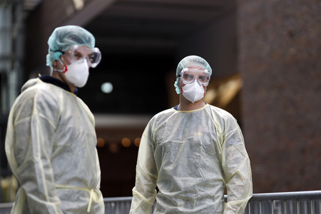 Corona-Testzentrum in Köln