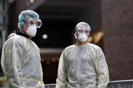 Corona-Testzentrum in Köln