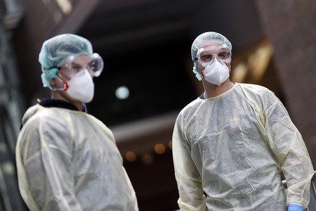 Corona-Testzentrum in Köln