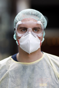 Corona-Testzentrum in Köln