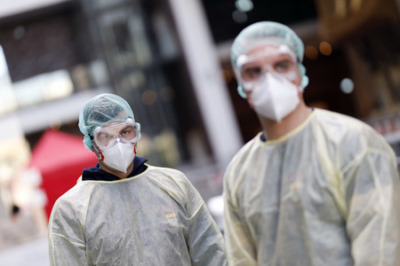 Corona-Testzentrum in Köln