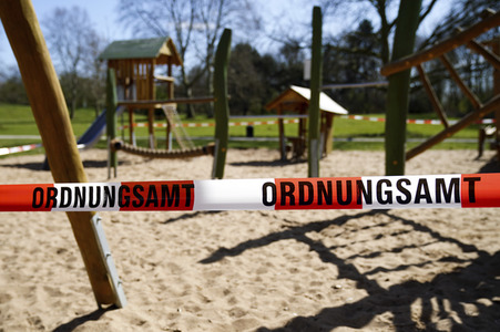 Symbolfoto Spielplatzschließung wegen Coronakrise