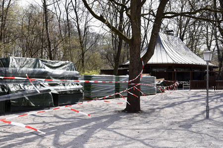 Englischer Garten während der Corona-Krise in München