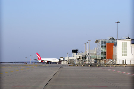 Flughafen Dresden während der Coronakrise
