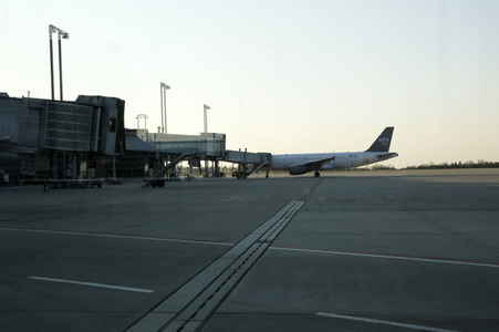 Flughafen Dresden während der Coronakrise