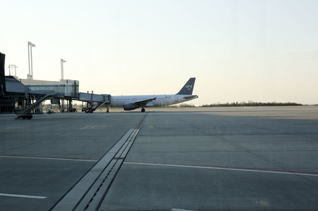 Flughafen Dresden während der Coronakrise