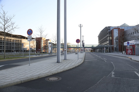 Flughafen Dresden während der Coronakrise