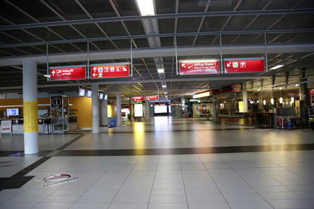 Flughafen Dresden während der Coronakrise