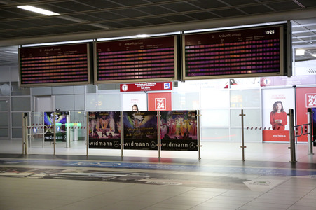 Flughafen Dresden während der Coronakrise