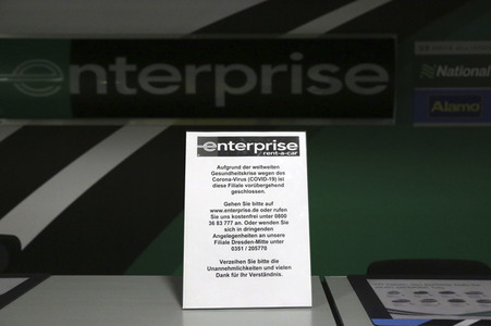 Flughafen Dresden während der Coronakrise