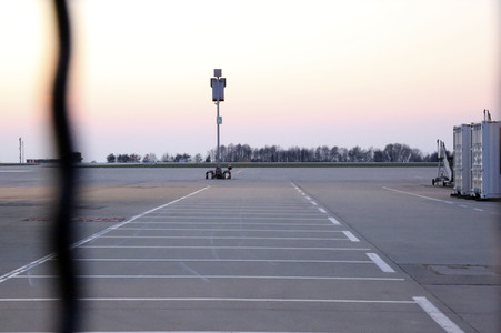 Flughafen Dresden während der Coronakrise