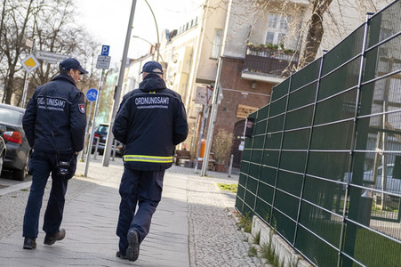 Kontaktverbot-Kontrollen in Berlin