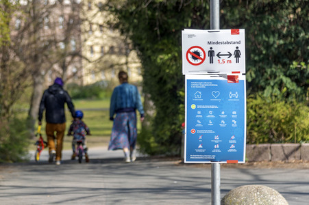 Symbolfoto Mindestabstand