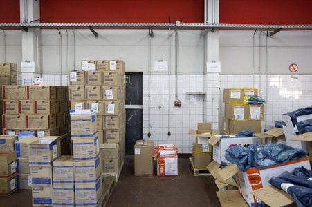 Verteilung medizinischer Schutzausrüstung in Potsdam