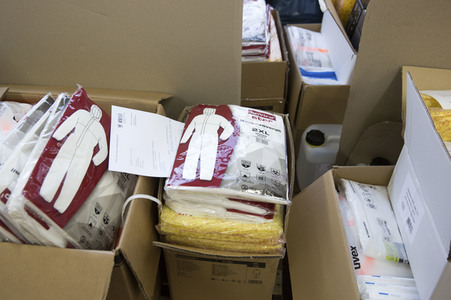 Verteilung medizinischer Schutzausrüstung in Potsdam